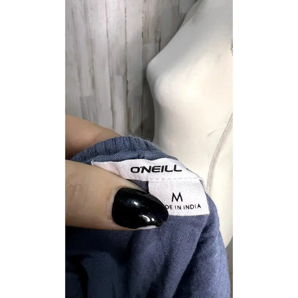 NWT O'Neill Women's‎ Halter Mini Dress Blue Size Medium Summer Casual Sleeveless - Picture 12 of 13